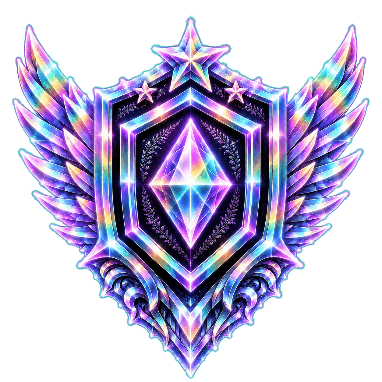 Iridescent TCE rank badge